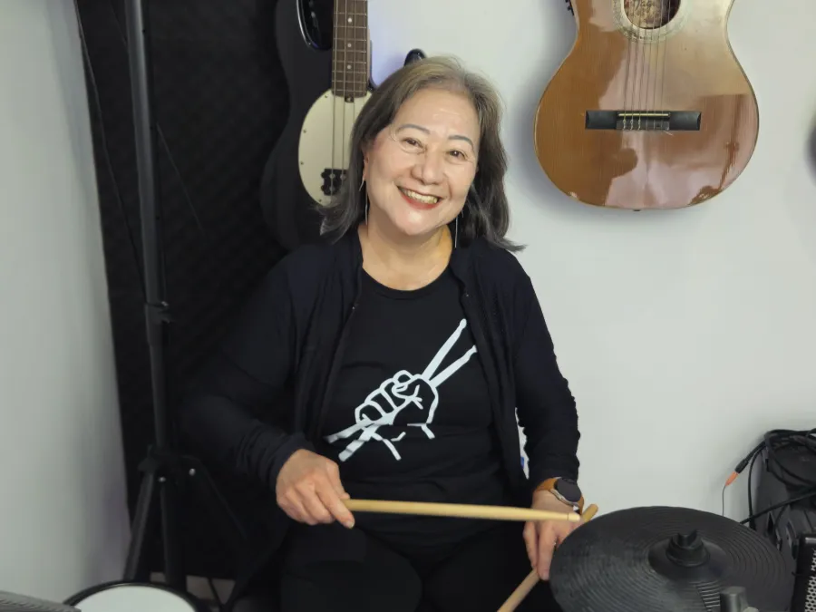 Aula de bateria